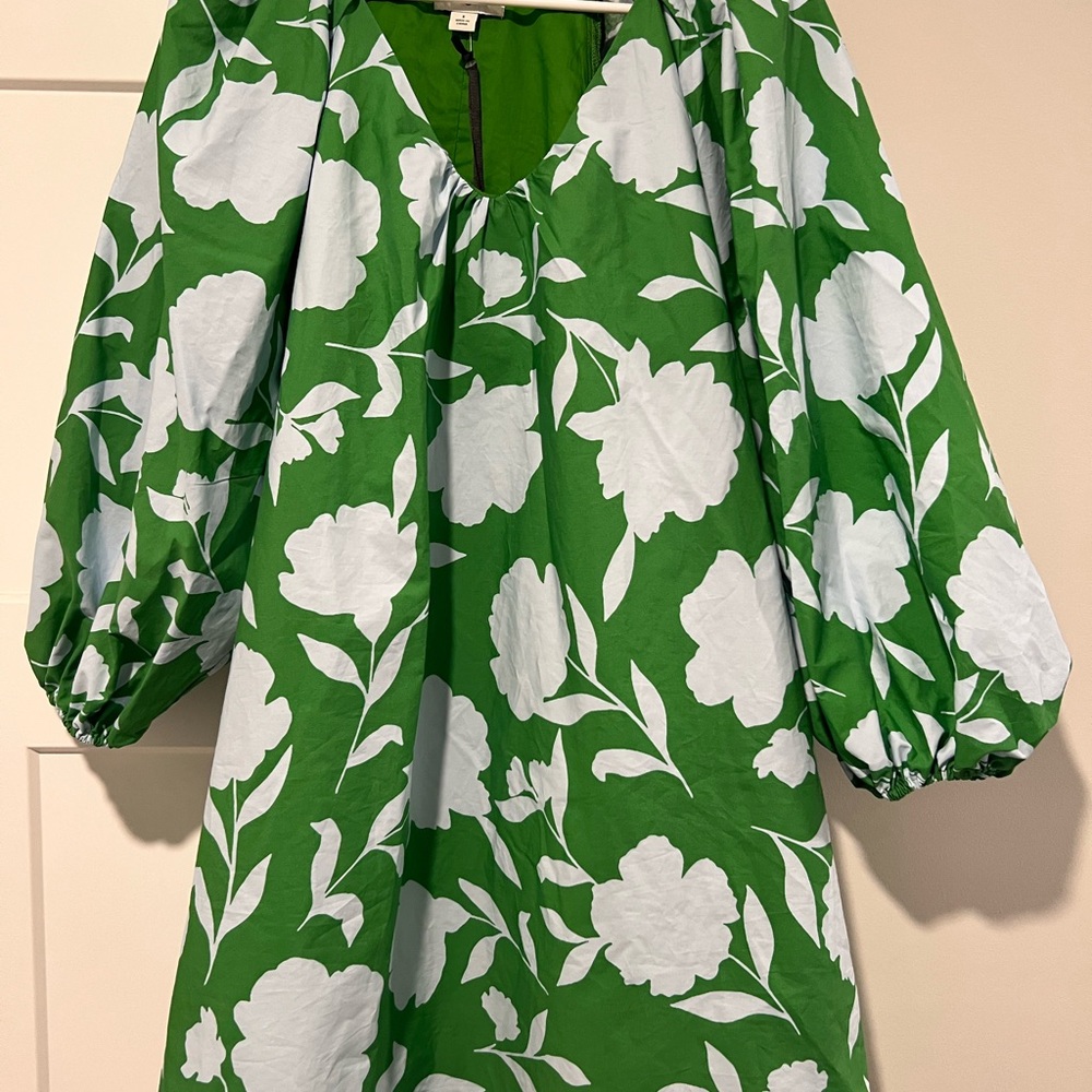 NWT Kate Spade Green Floral Dress